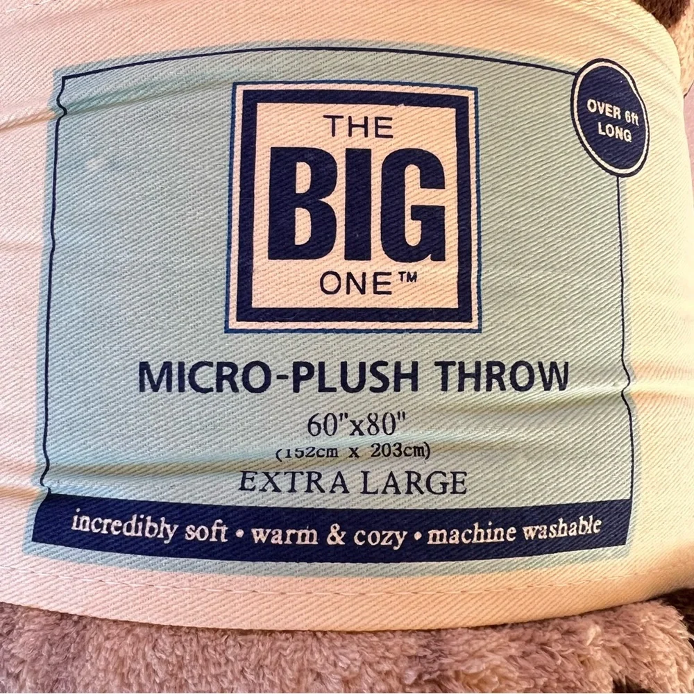 FLEECE THROW SOUTHWESTERN BROWN NEUTRAL COLORS 60”x 80” NWT